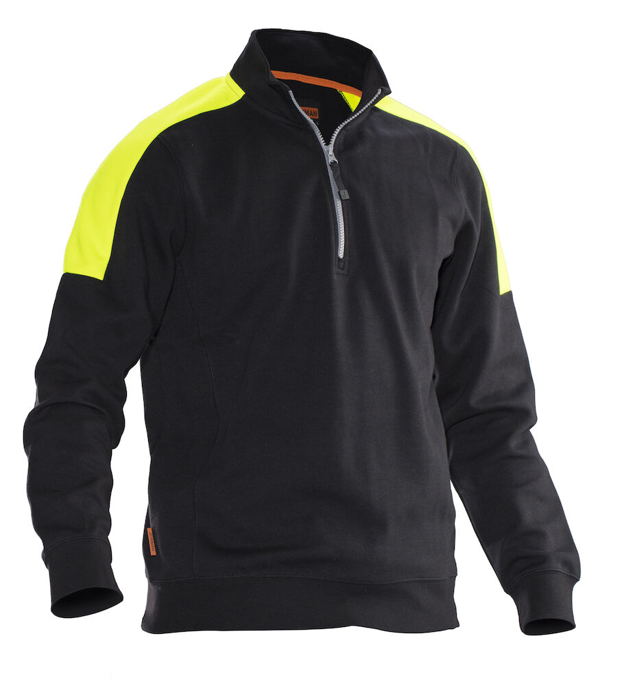 Black/Hivis yellow